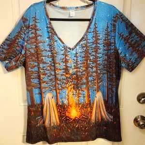 Ghostly Spirits Camping Halloween T-shirt